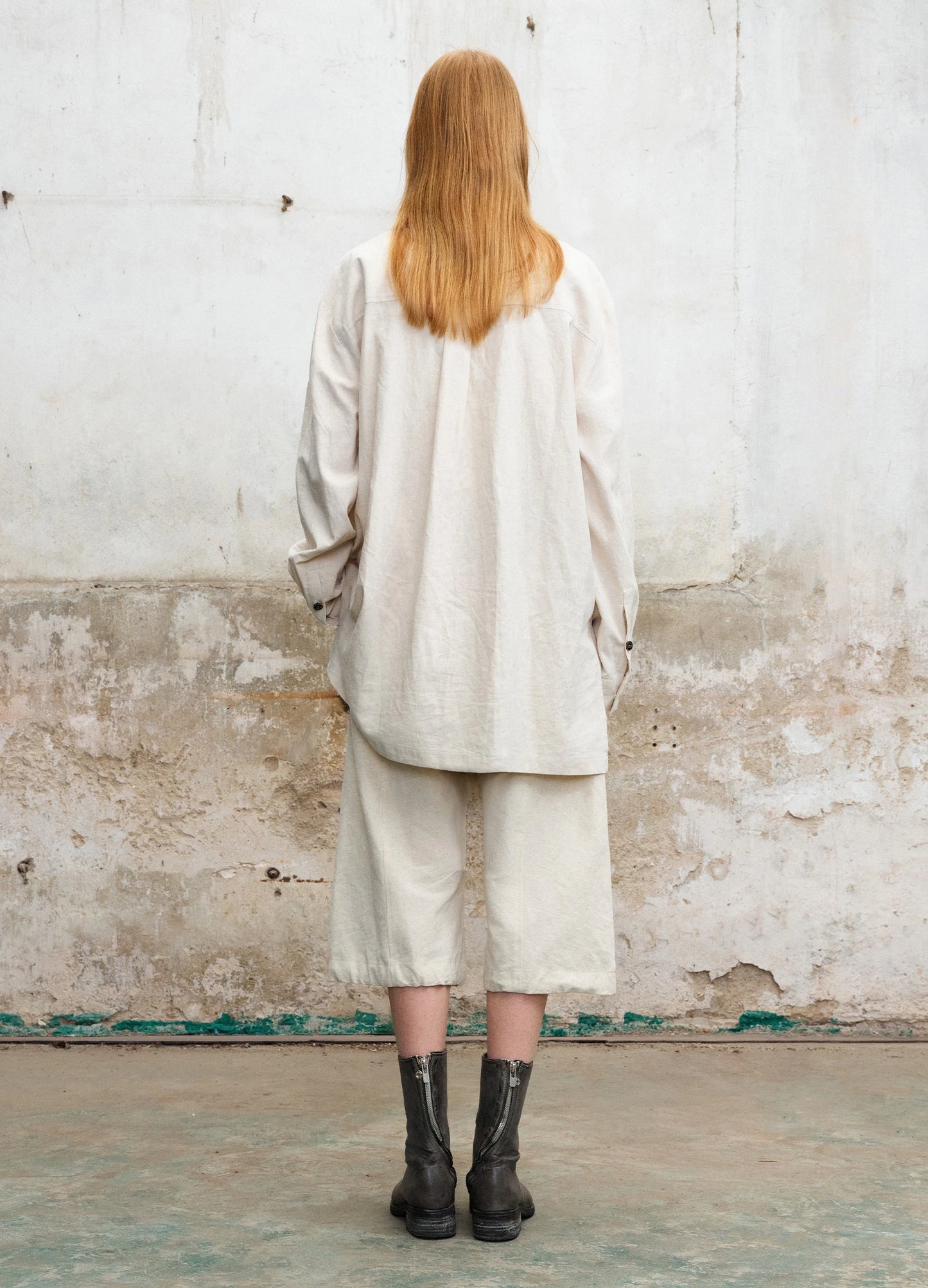 Printed Double Collar Shirt