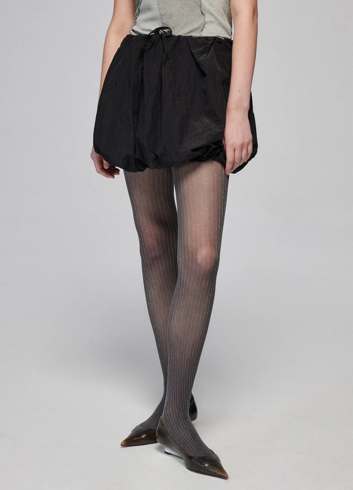 Puff Pleated Skirt