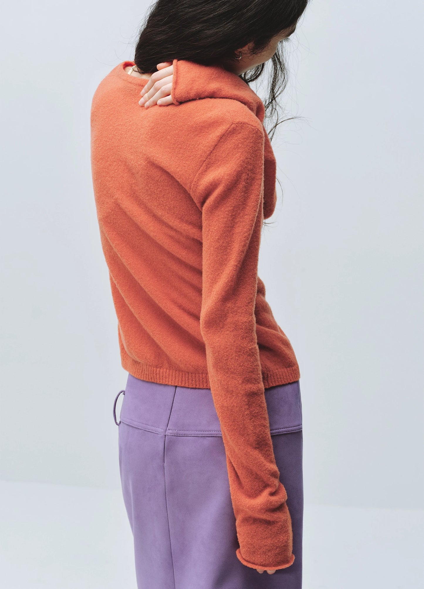 Puffed Wool Cardigan