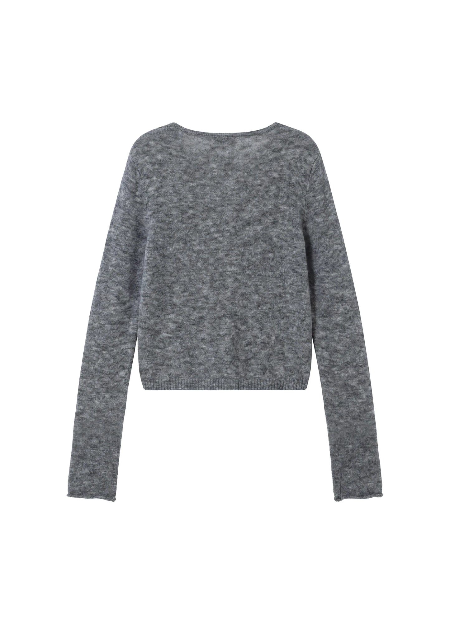 Puffed Wool Cardigan