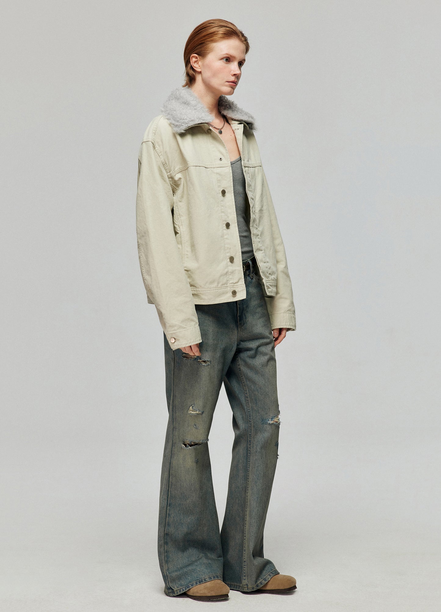 Removable Shearling Work Jacket