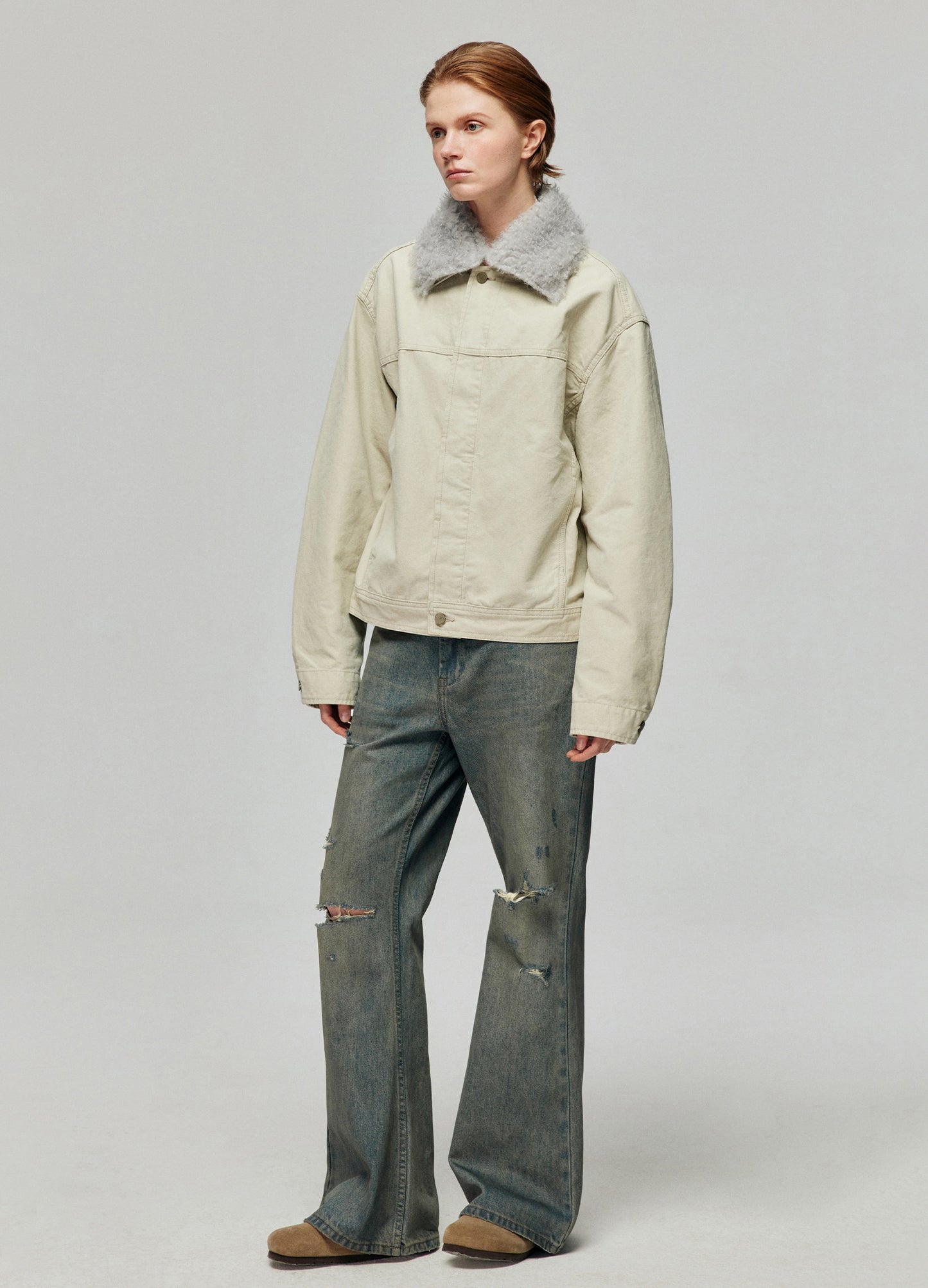 Removable Shearling Work Jacket