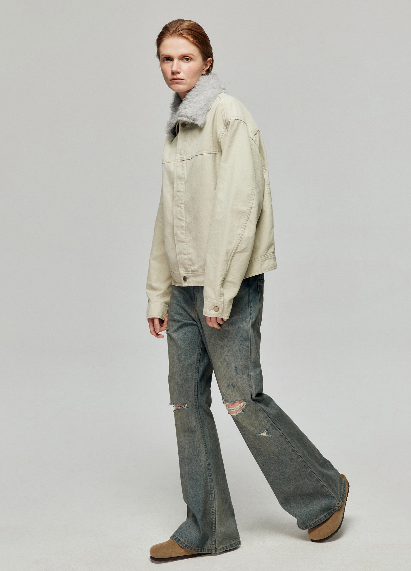 Removable Shearling Work Jacket