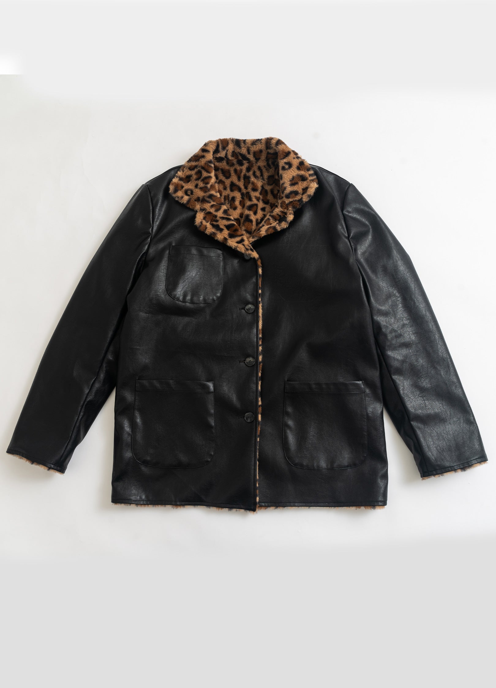 Reversible Leopard Jacket – VERSEAS