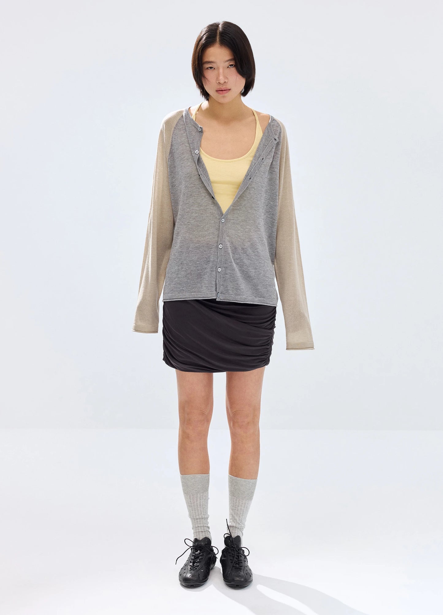 Raglan Linen Cardigan