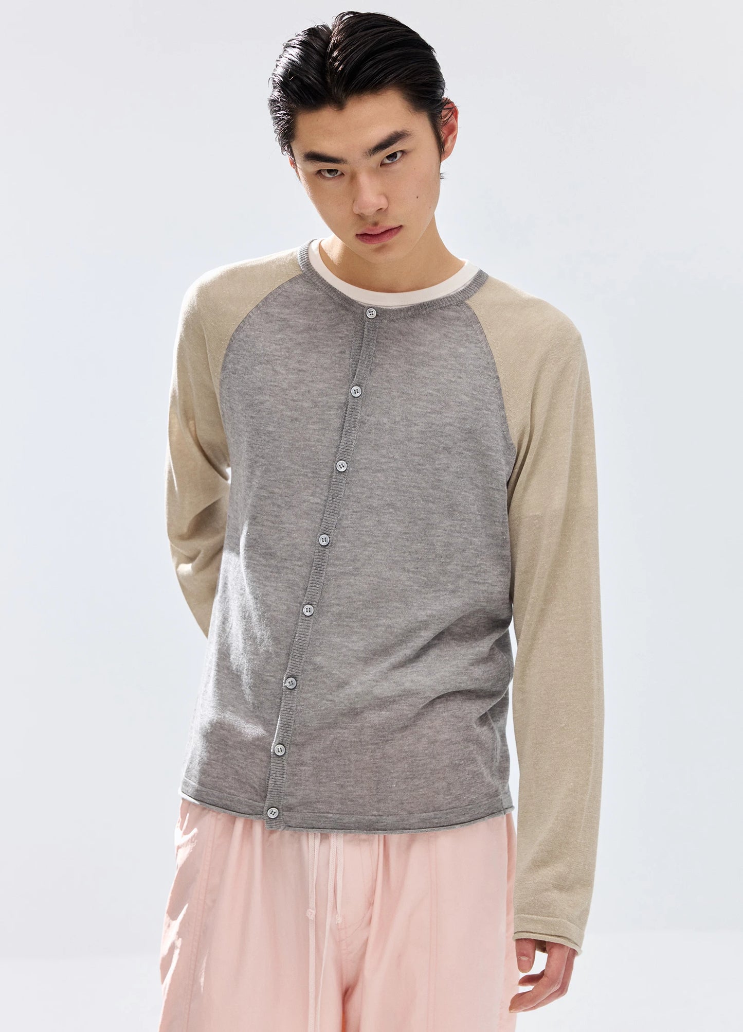 Raglan Linen Cardigan
