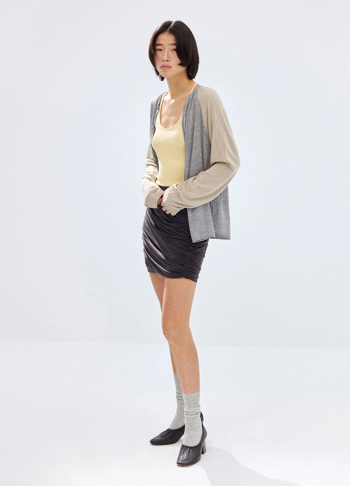 Raglan Linen Cardigan
