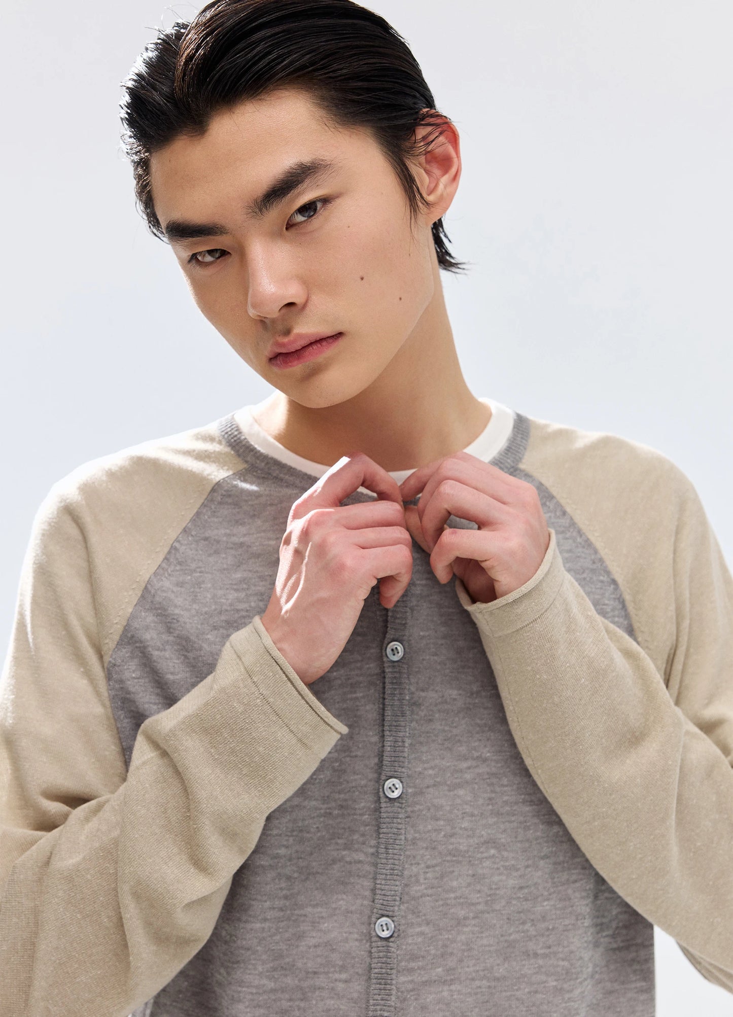 Raglan Linen Cardigan