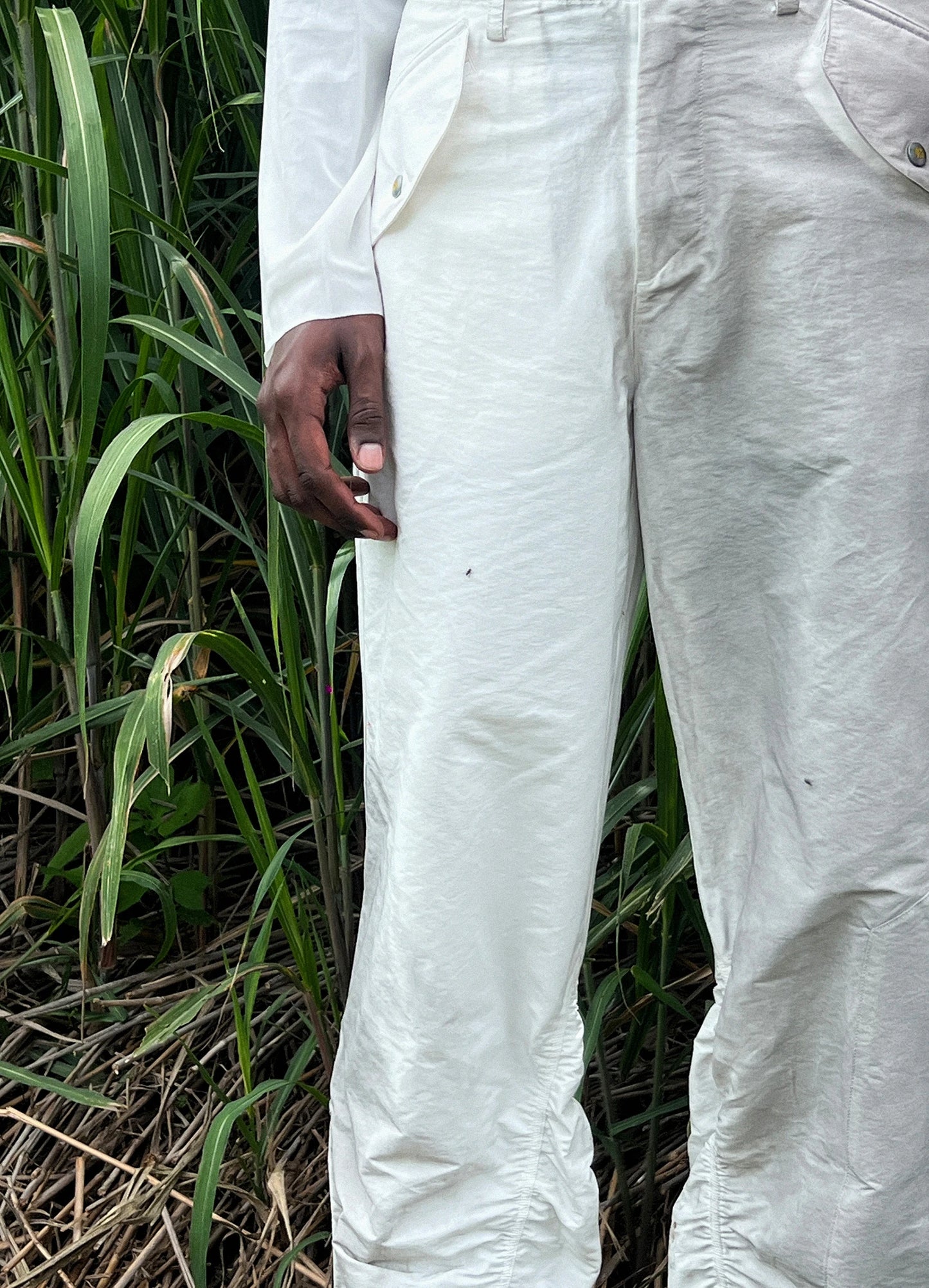 Raw Dye Trouser