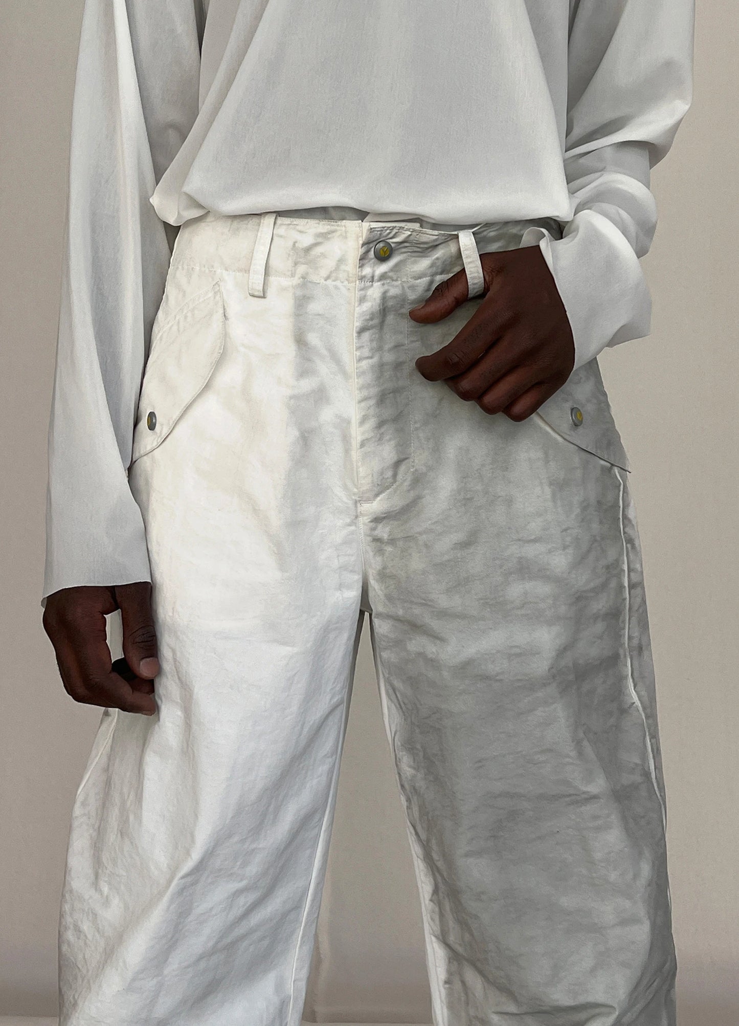 Raw Dye Trouser