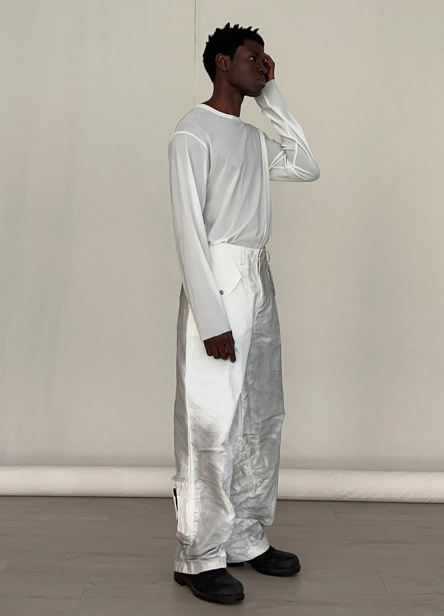Raw Dye Trouser