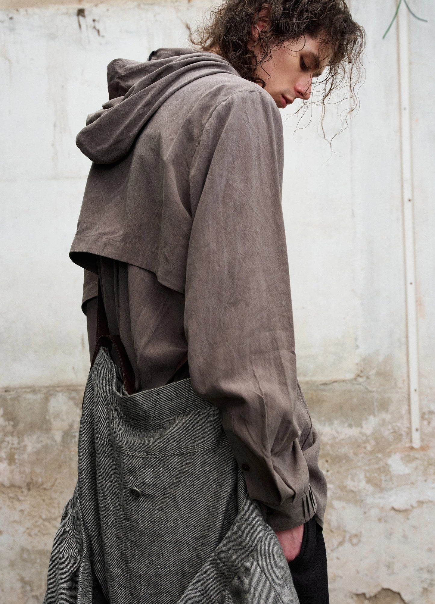 Relaxed Hooded Shirt