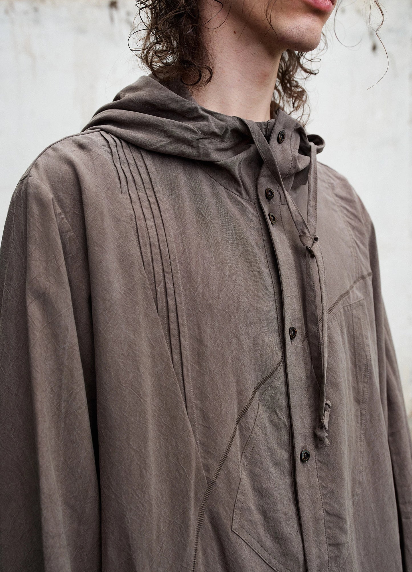 Relaxed Hooded Shirt