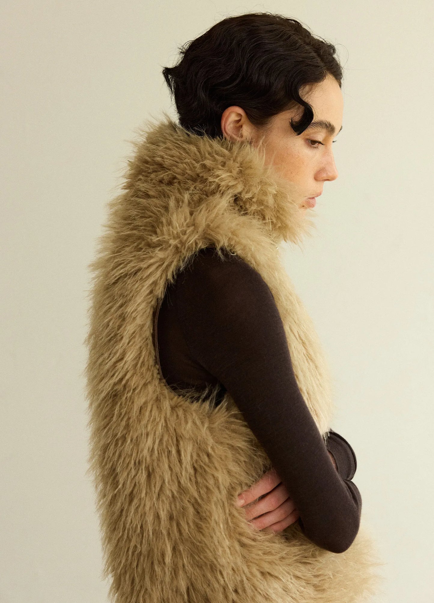 Reversible Faux Fur Vest