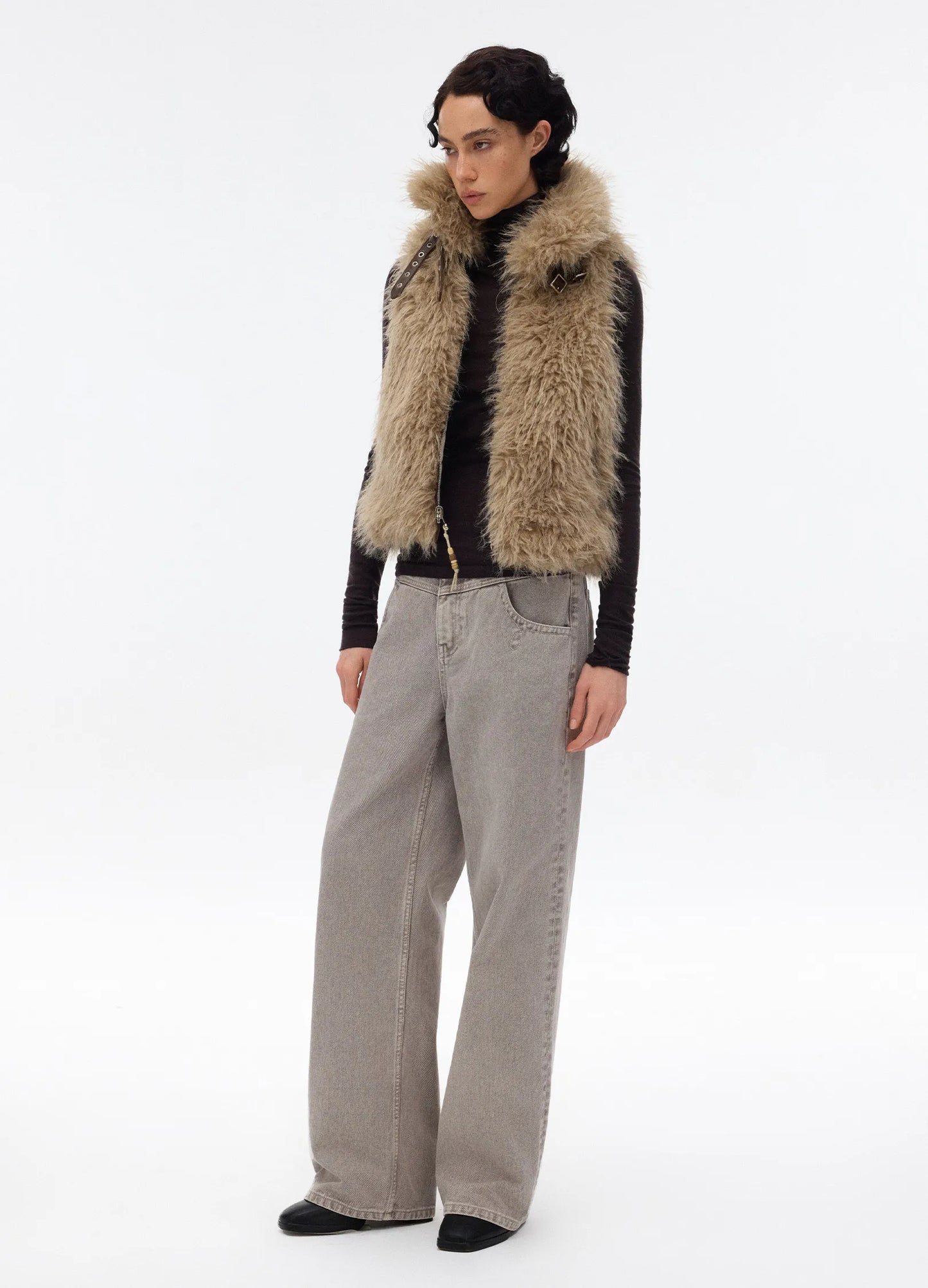 Reversible Faux Fur Vest
