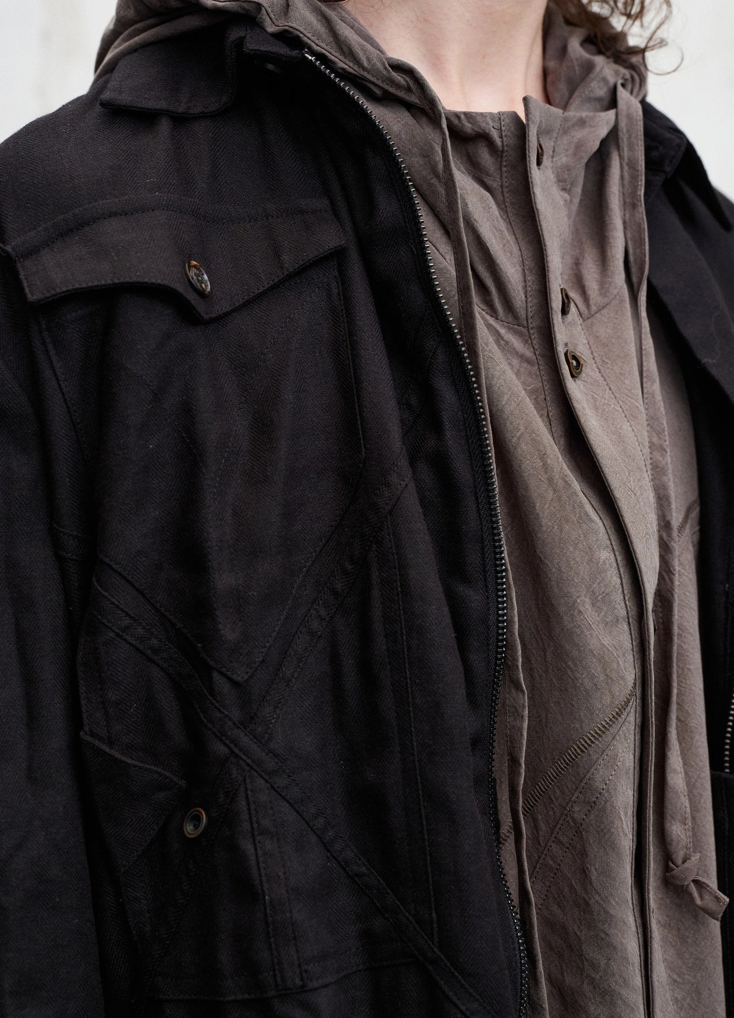 Reversible Twist Coat