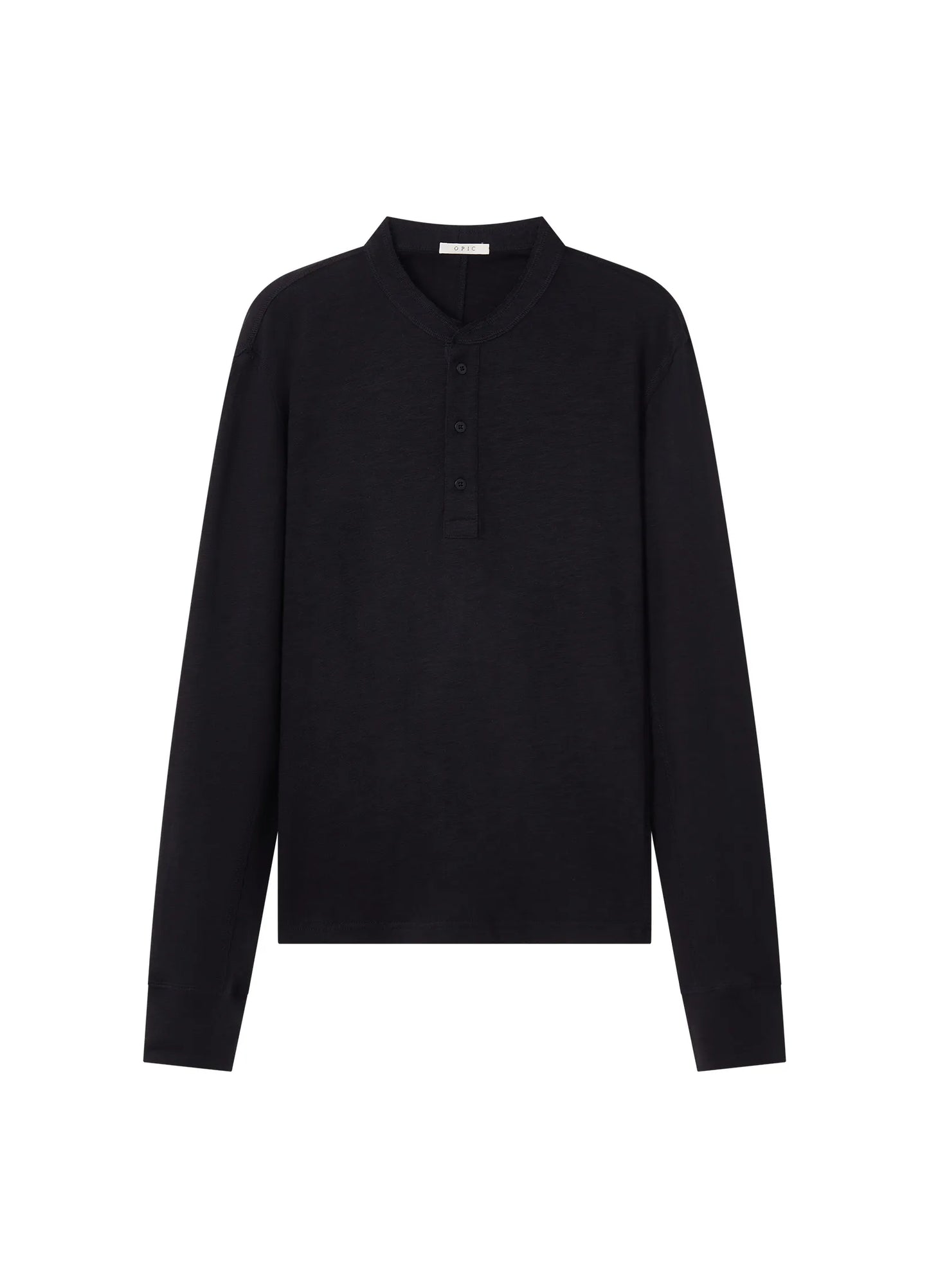 Ribbed Henley Shirt