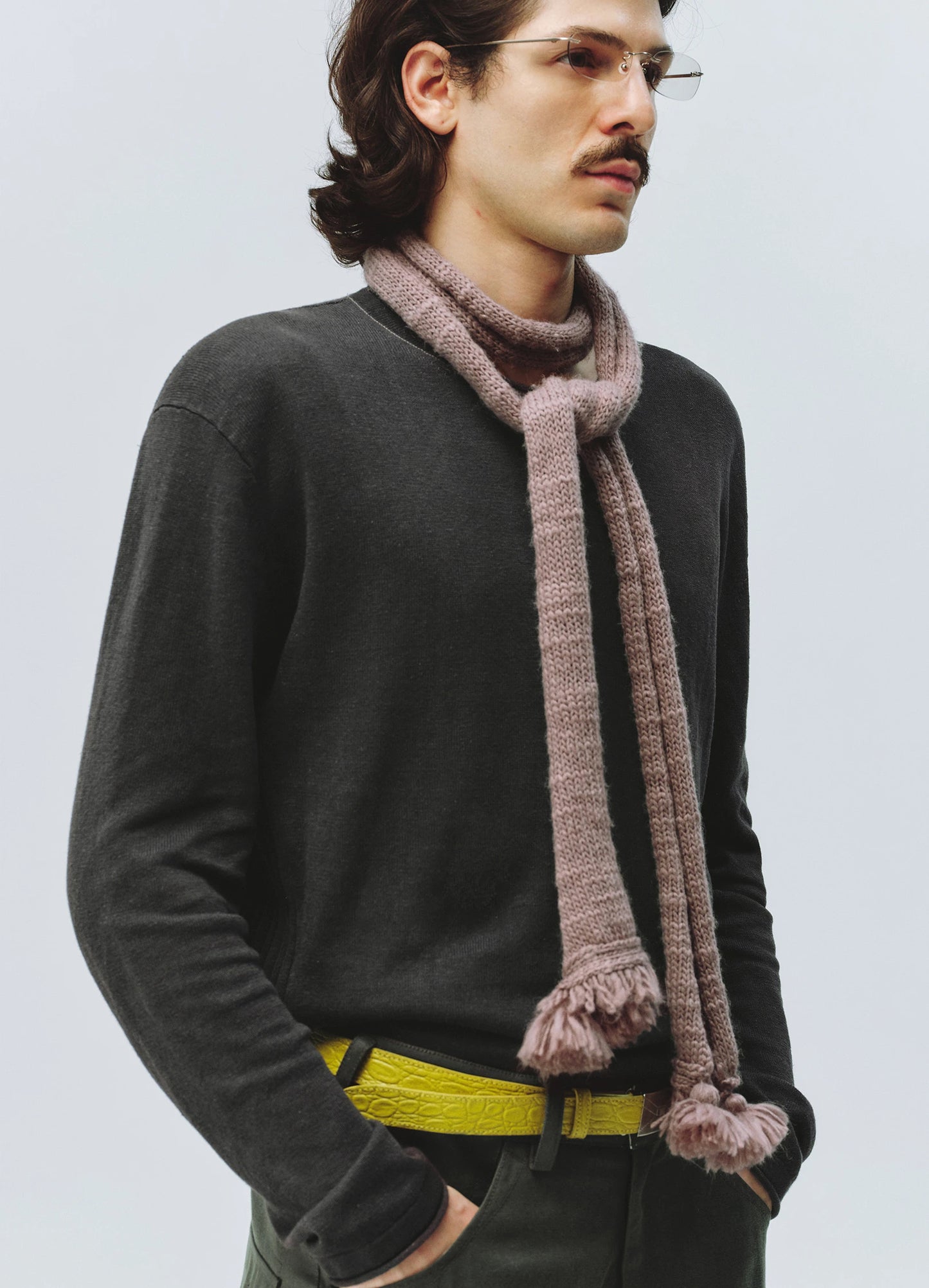 Ribbed Linen Knit