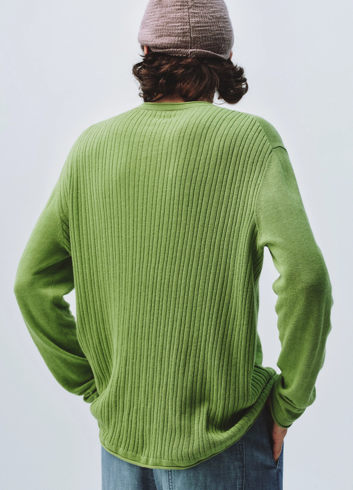 Ribbed Linen Knit