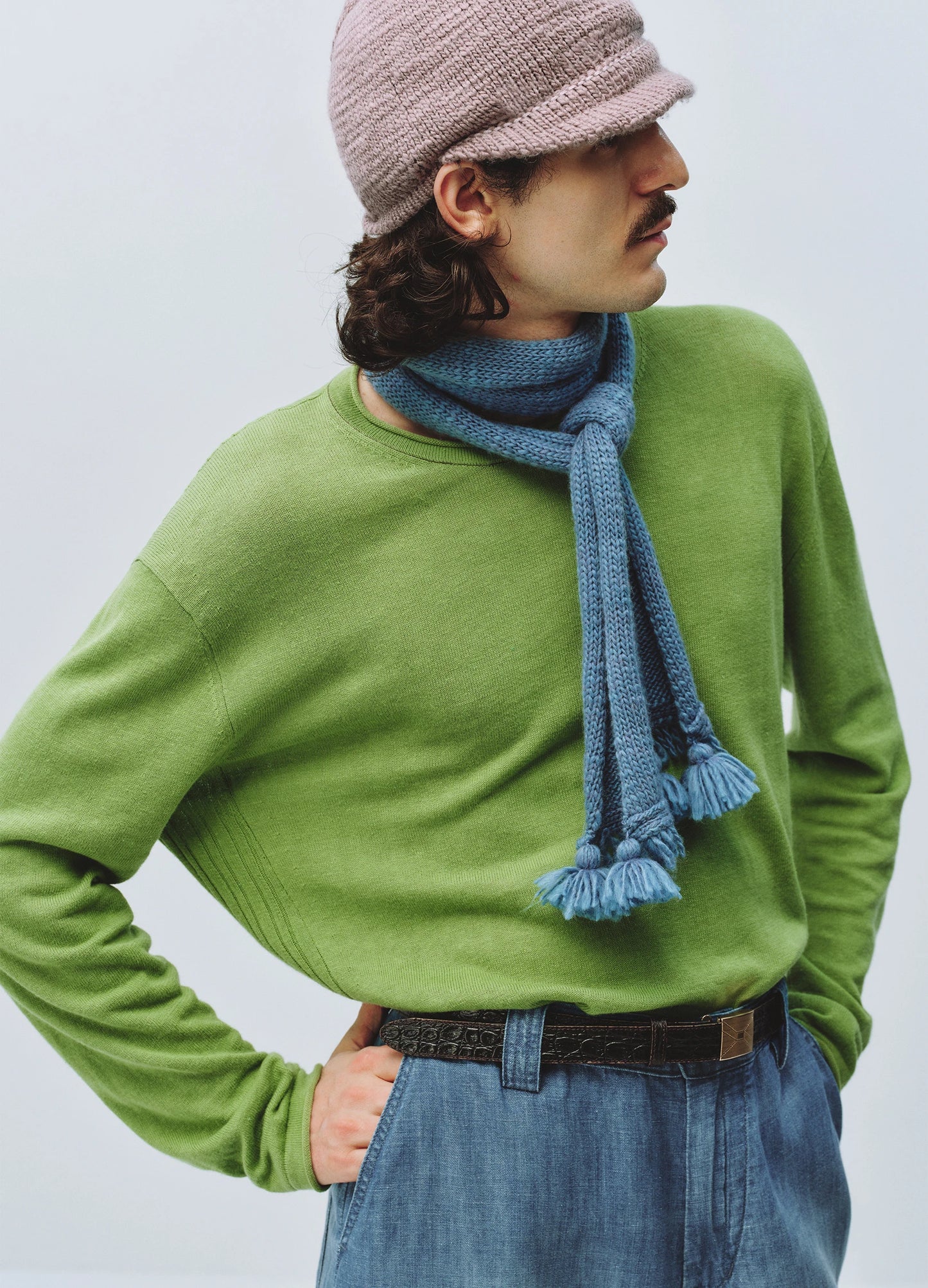 Ribbed Linen Knit