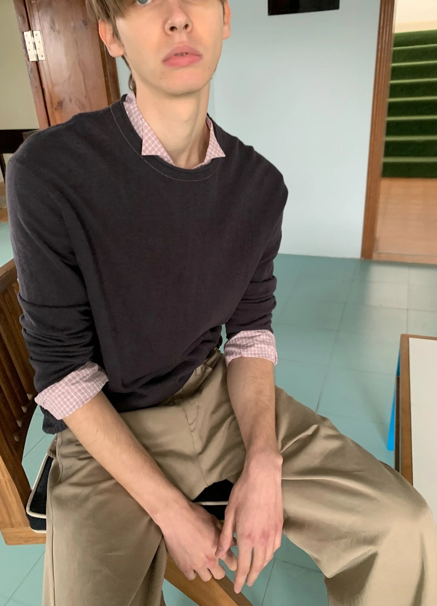 Ribbed Linen Knit