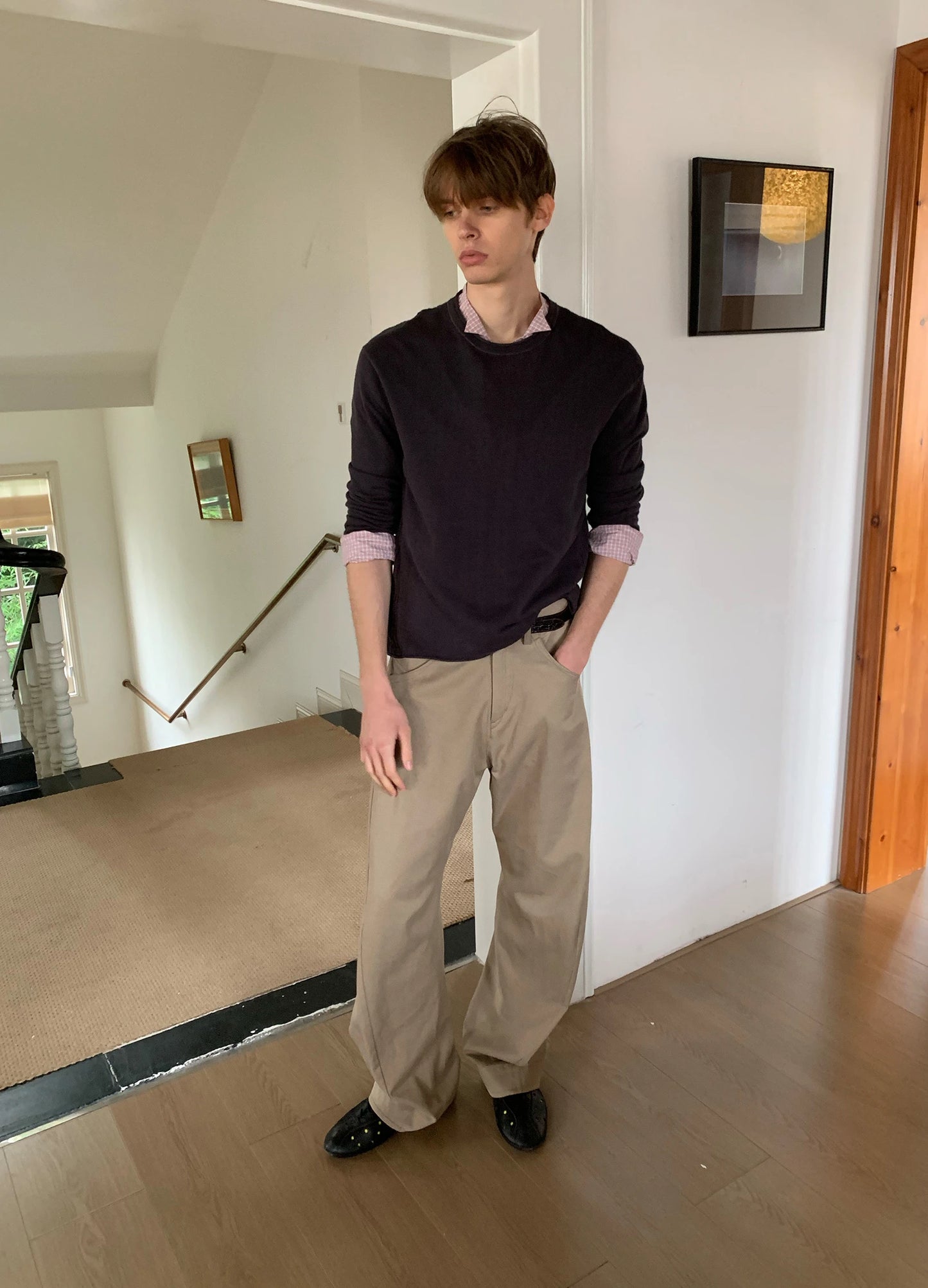 Ribbed Linen Knit