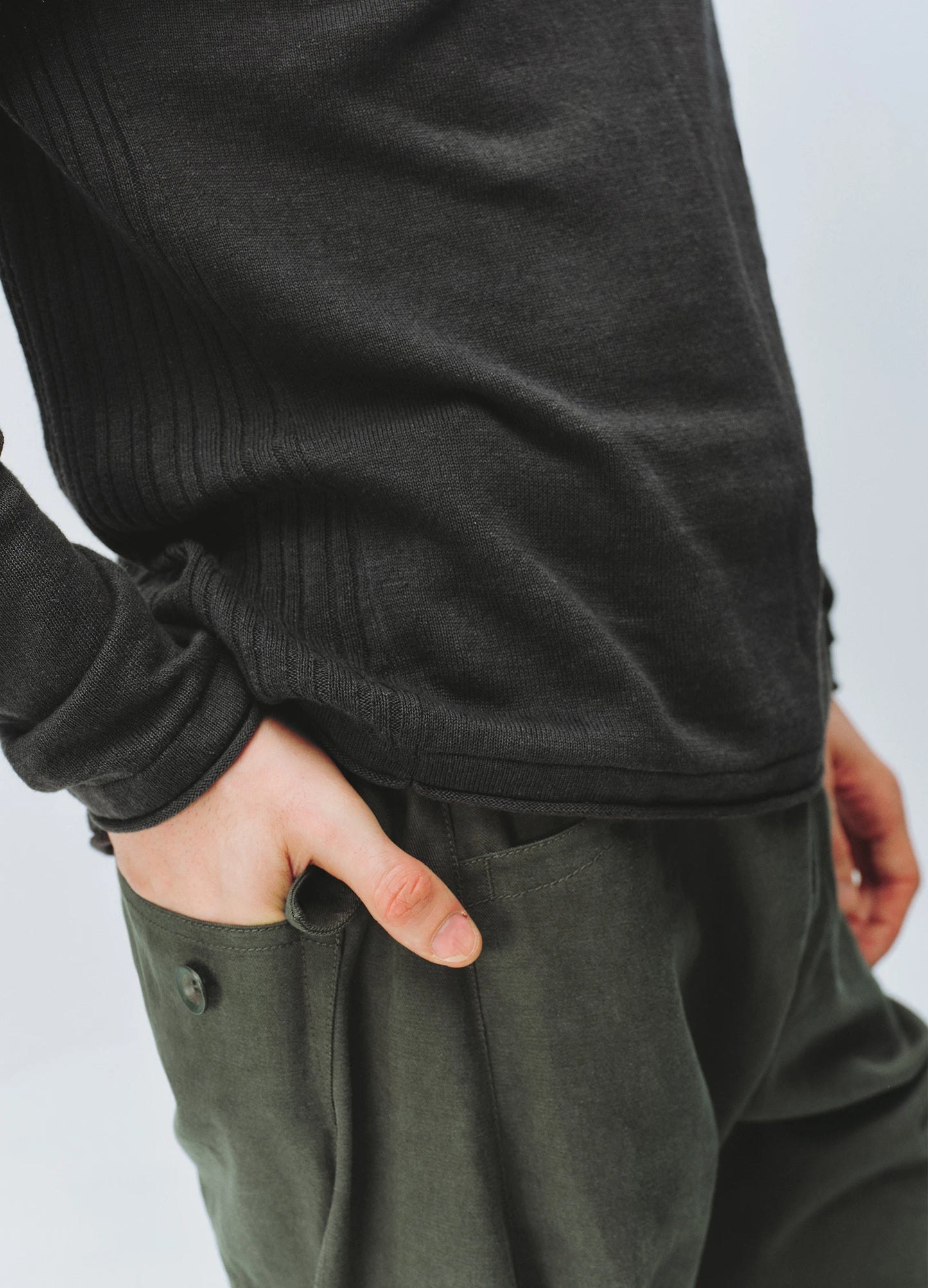 Ribbed Linen Knit