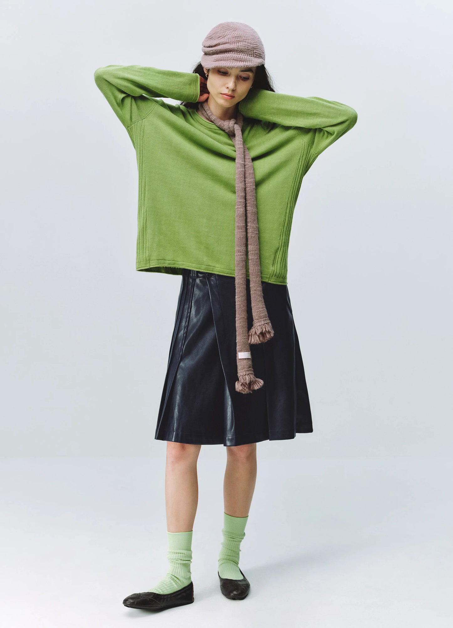 Ribbed Linen Knit
