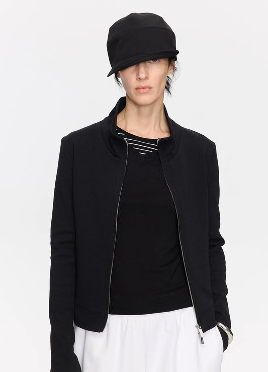 Ribbed Panel Jacket