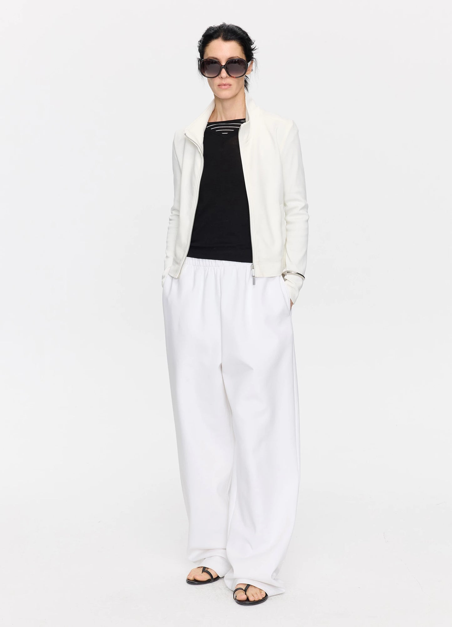 Ribbed Panel Jacket