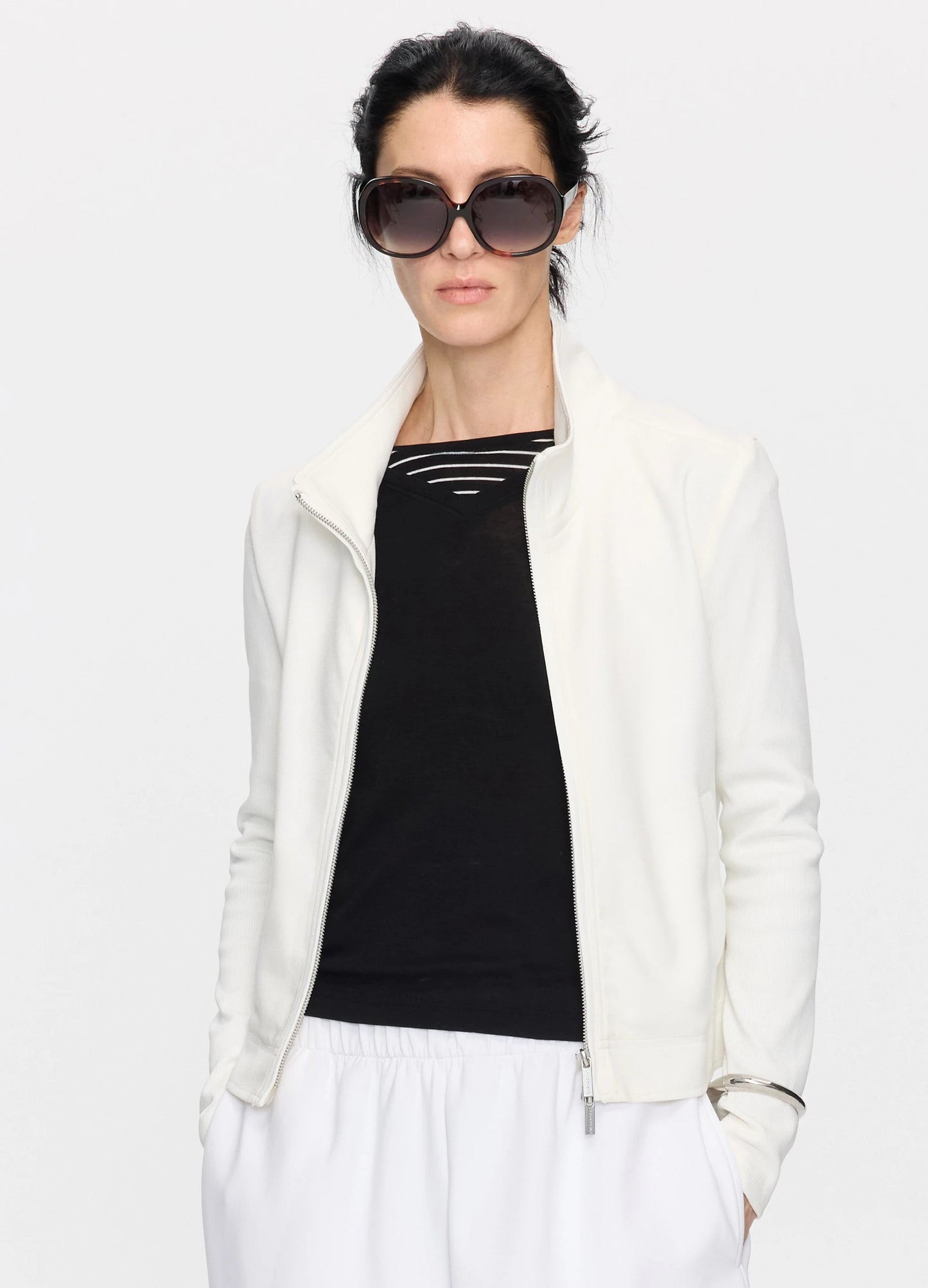 Ribbed Panel Jacket