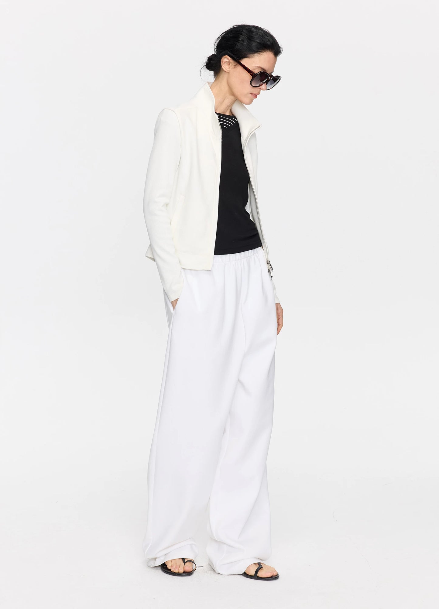 Ribbed Panel Jacket