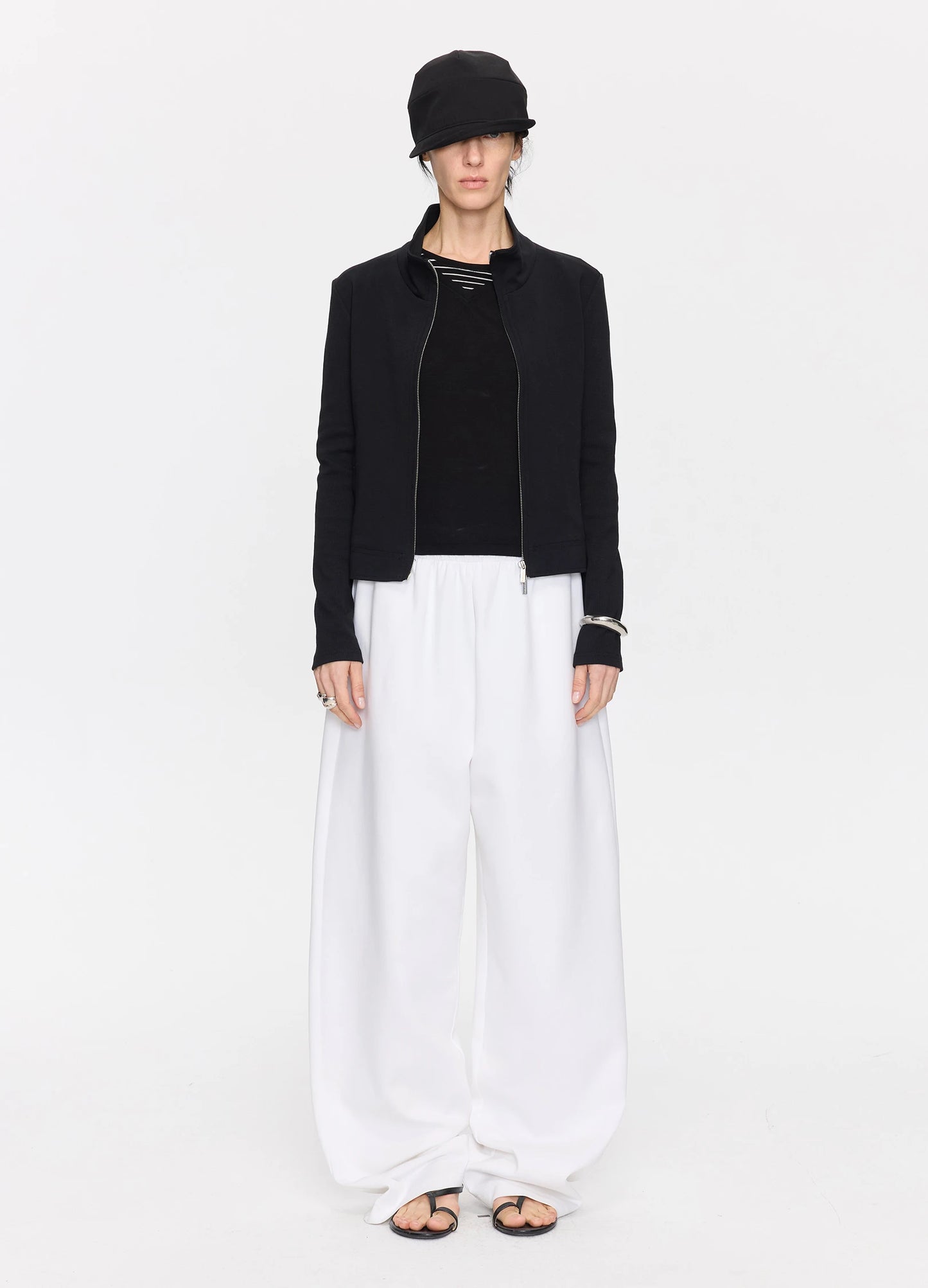 Ribbed Panel Jacket