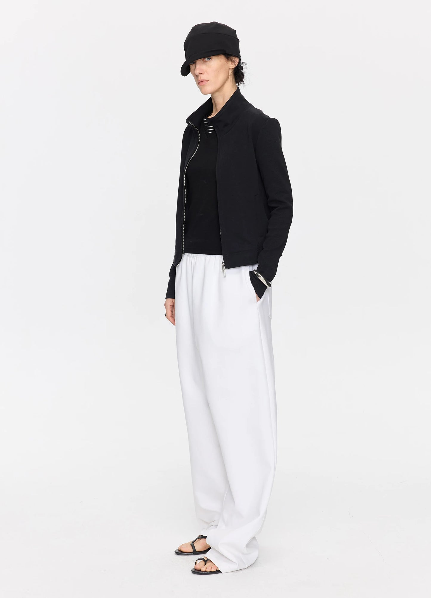 Ribbed Panel Jacket