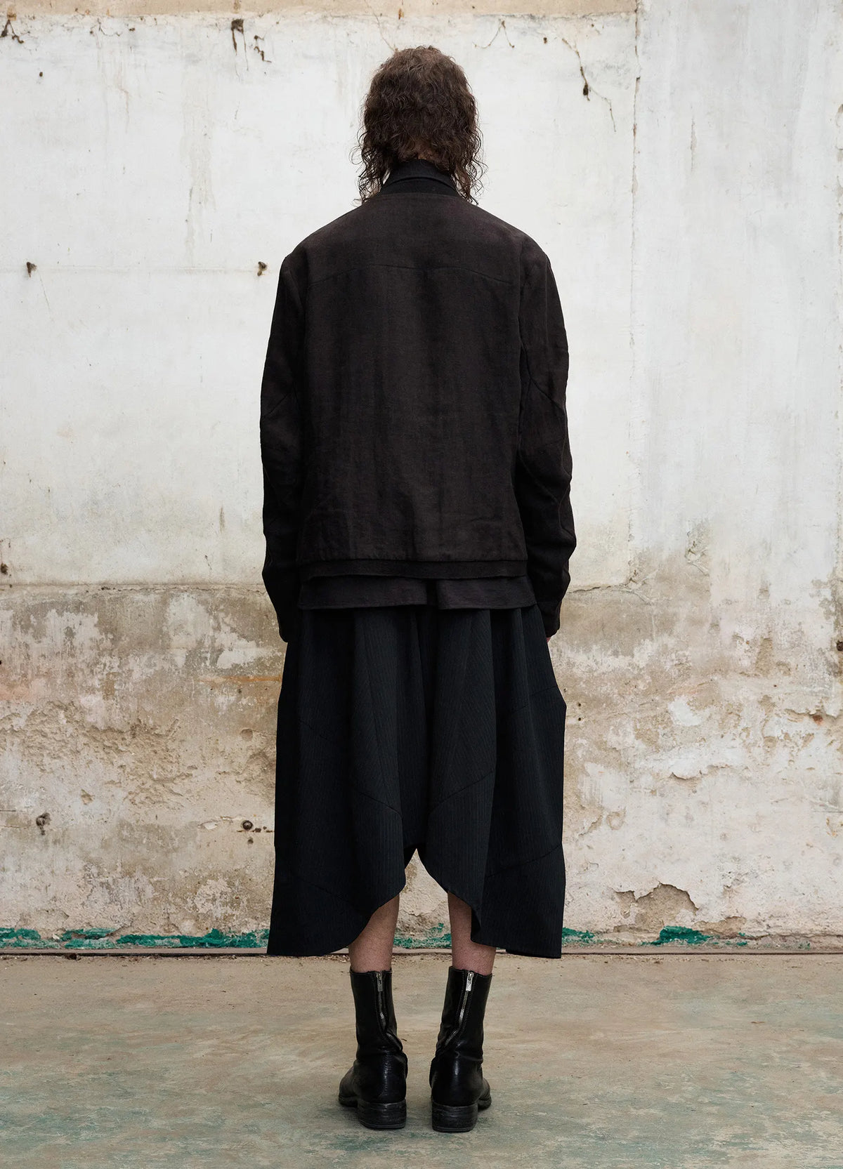 Ribbed Panel Jacket