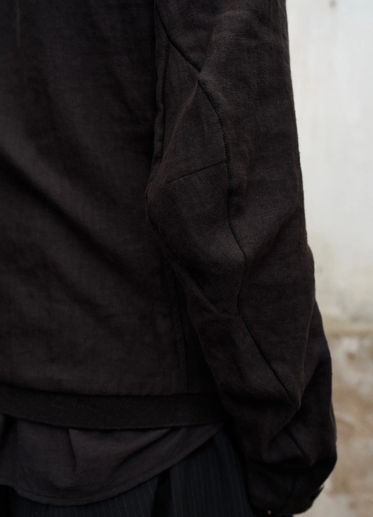 Ribbed Panel Jacket