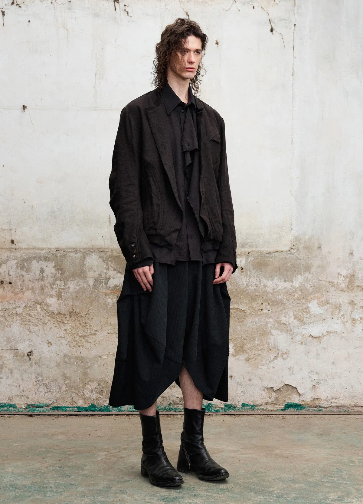 Ribbed Panel Jacket