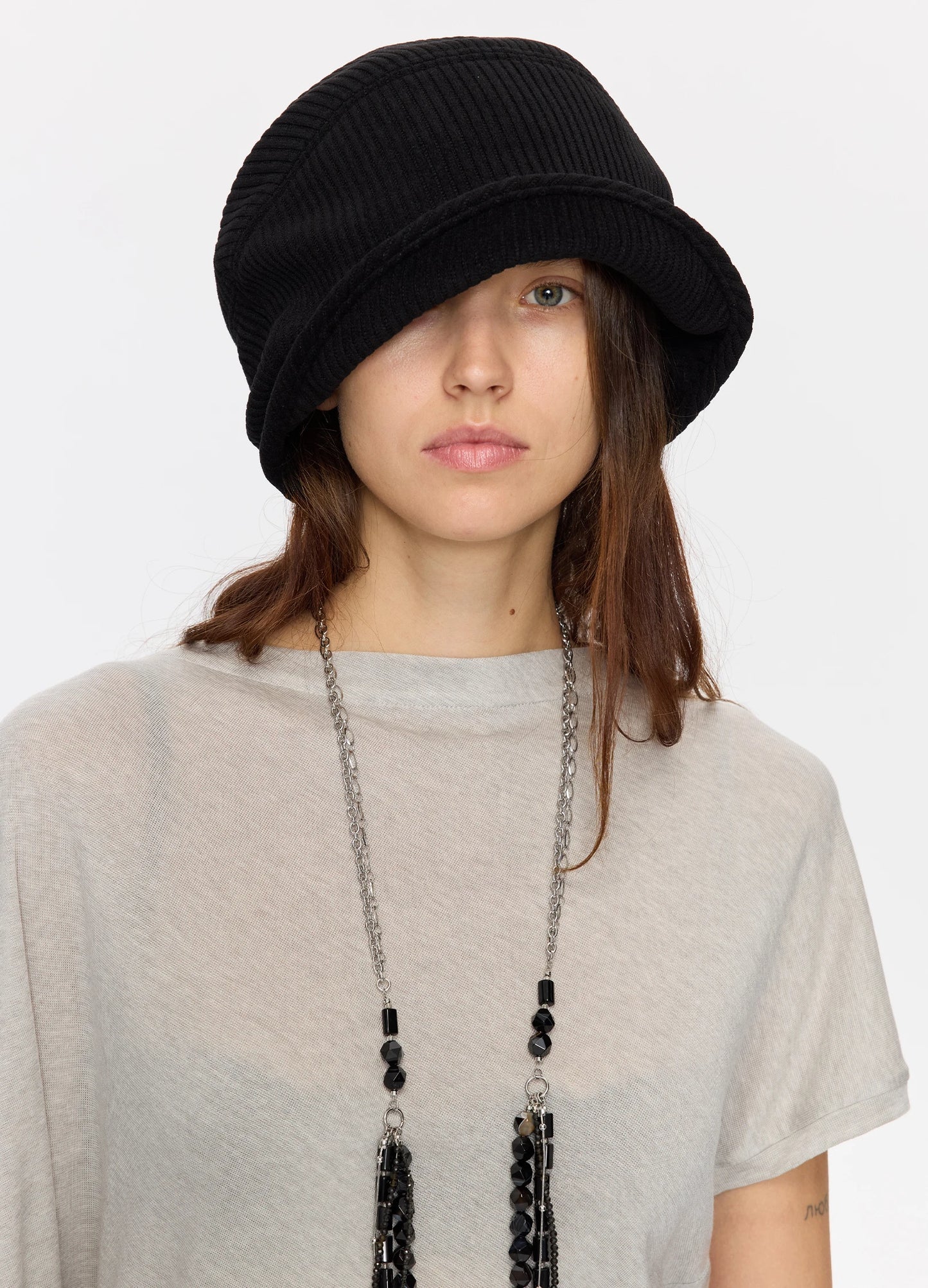 Ribbed Slouch Beanie