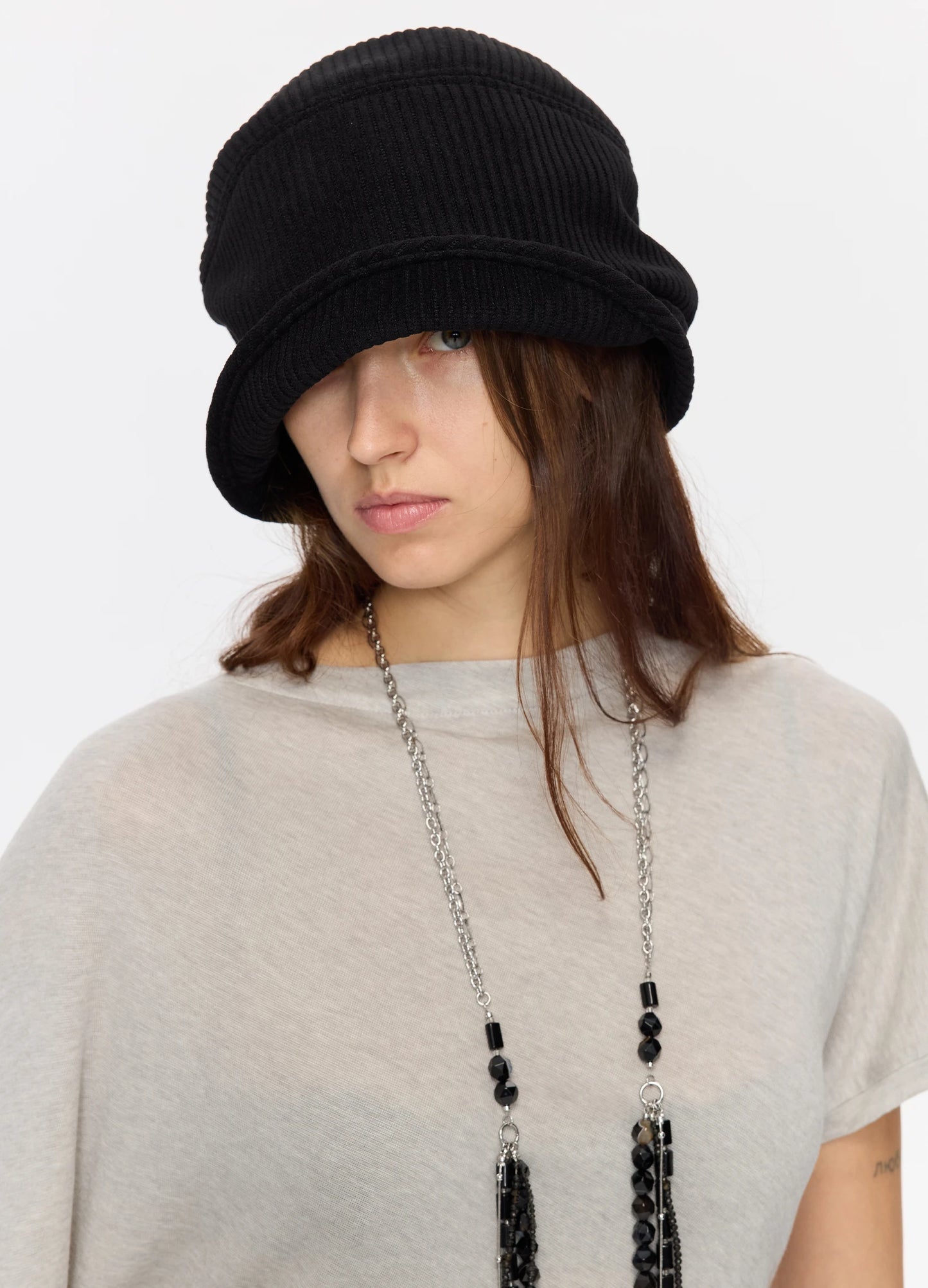 Ribbed Slouch Beanie