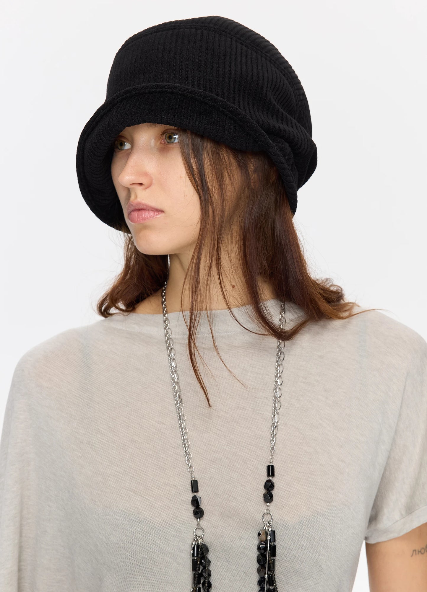Ribbed Slouch Beanie