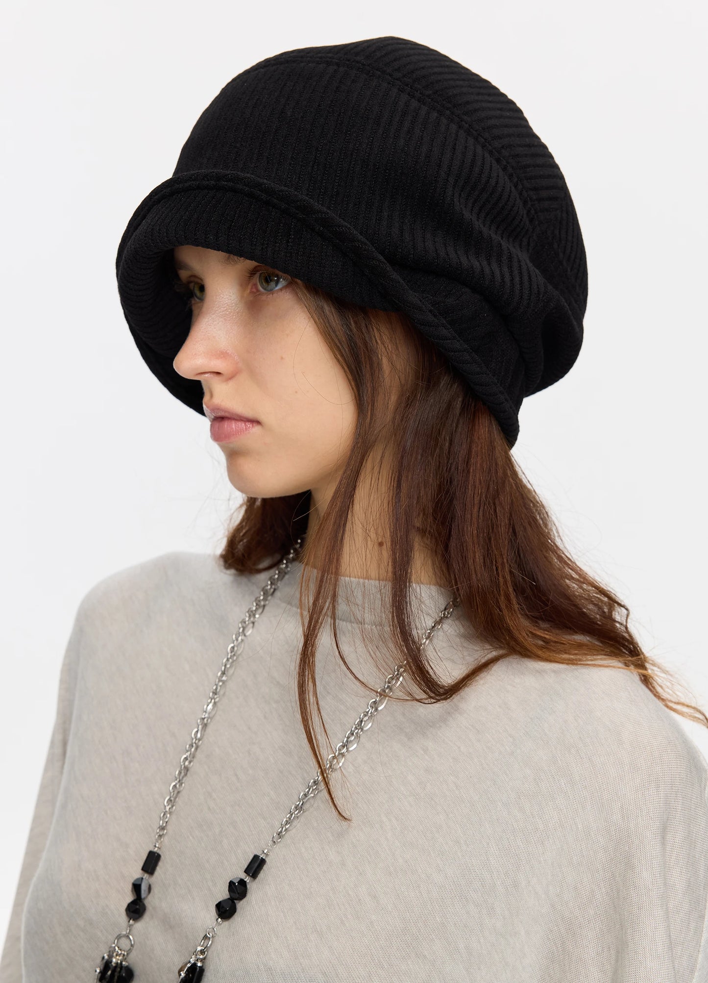 Ribbed Slouch Beanie