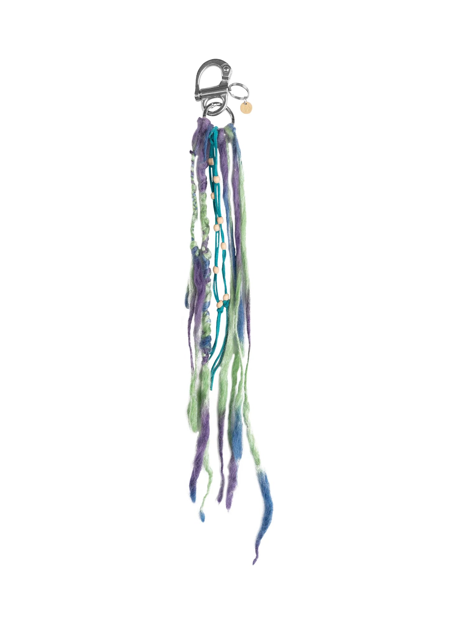 Ribbon Yarn Keychain