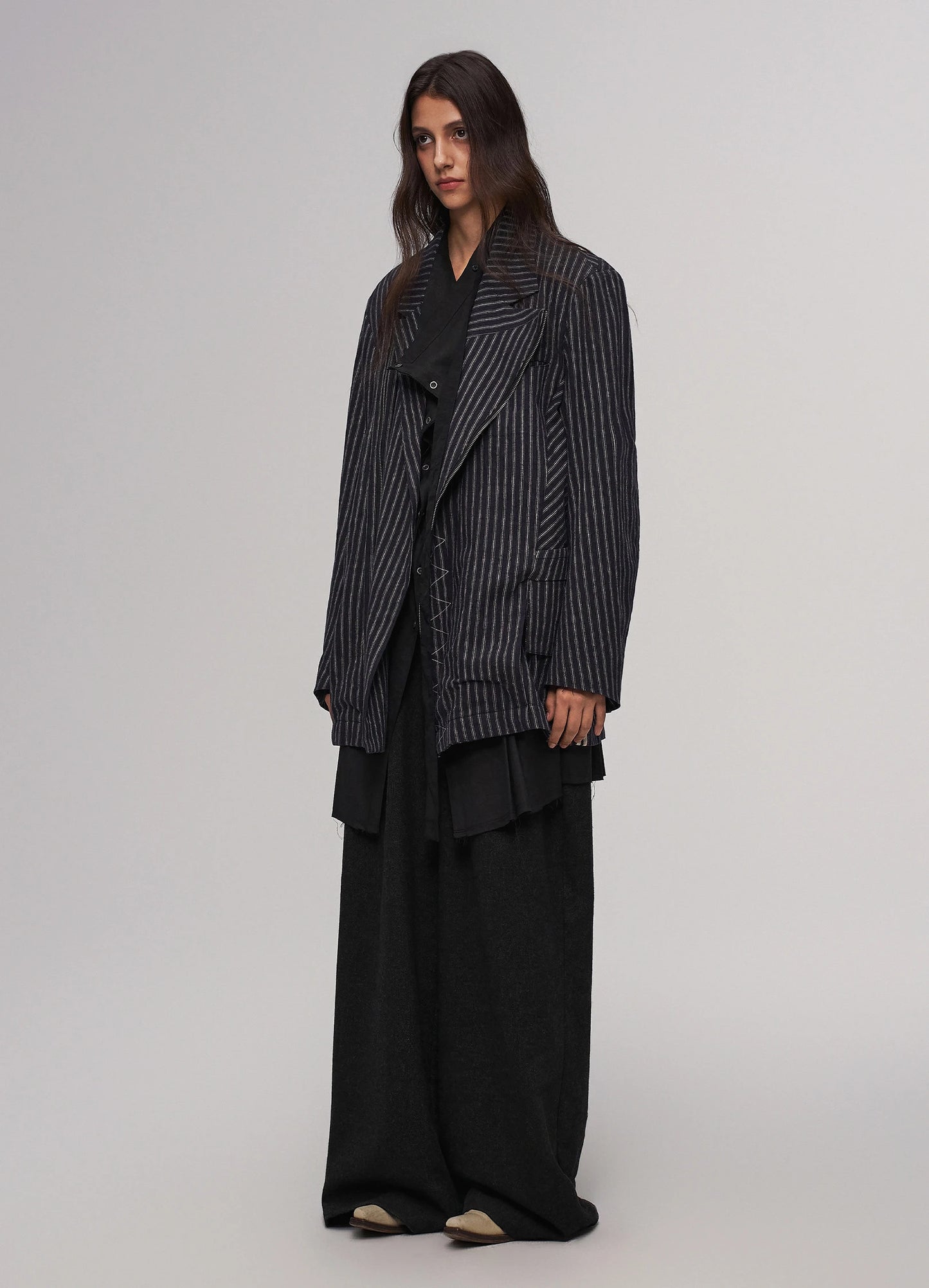 Ripple Wool Trousers