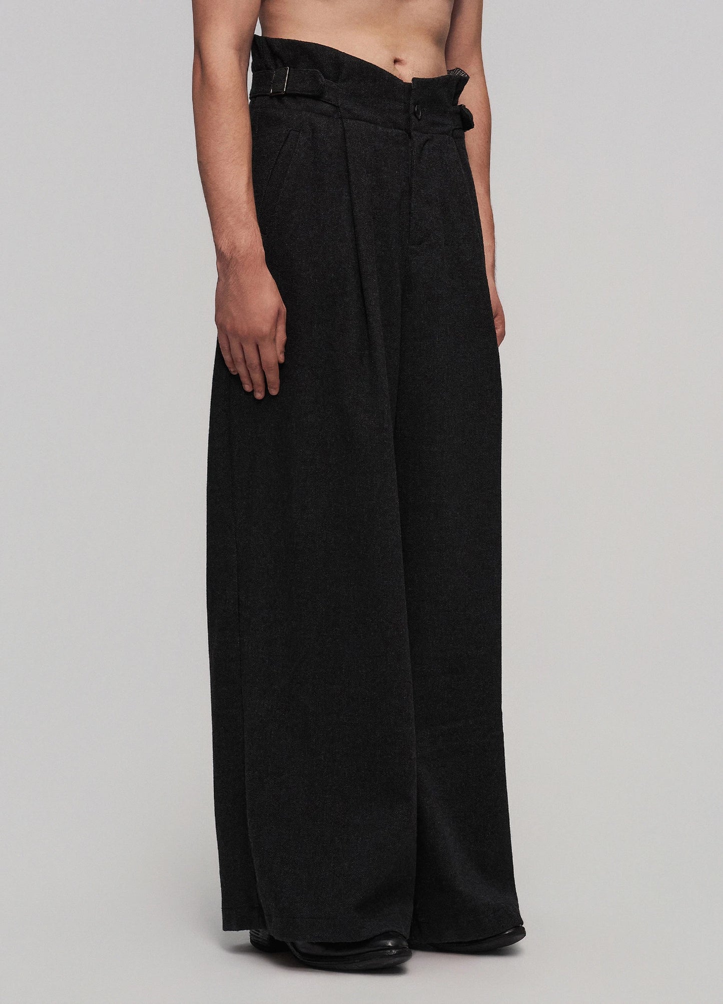 Ripple Wool Trousers