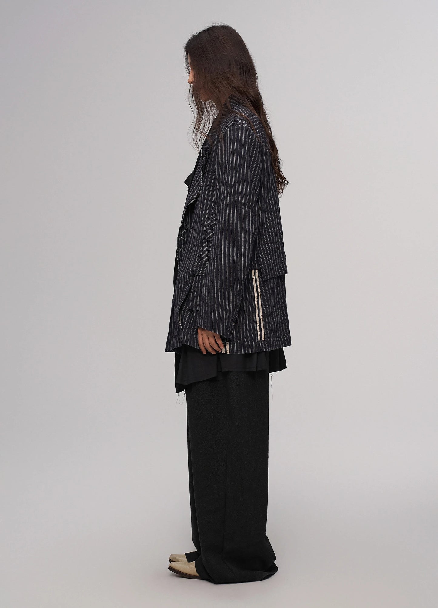 Ripple Wool Trousers