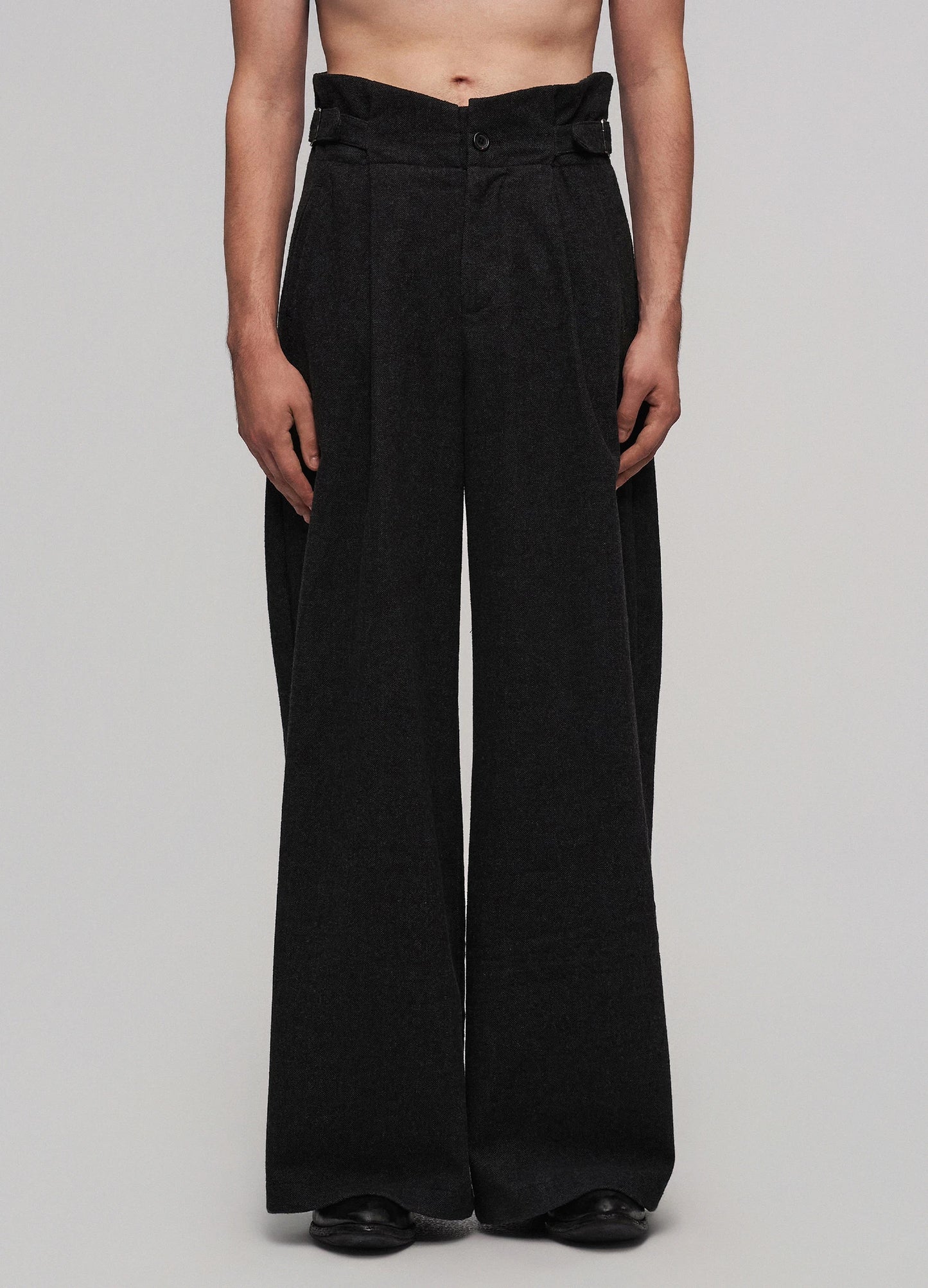 Ripple Wool Trousers