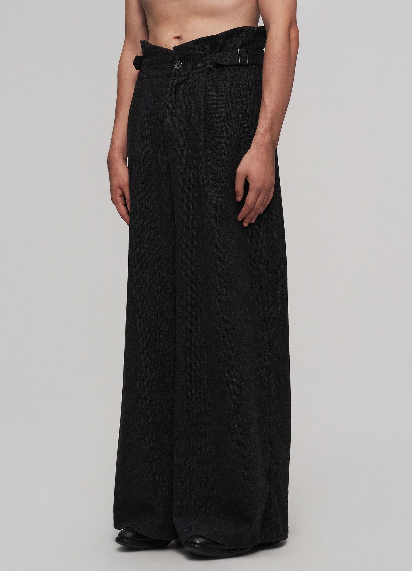 Ripple Wool Trousers