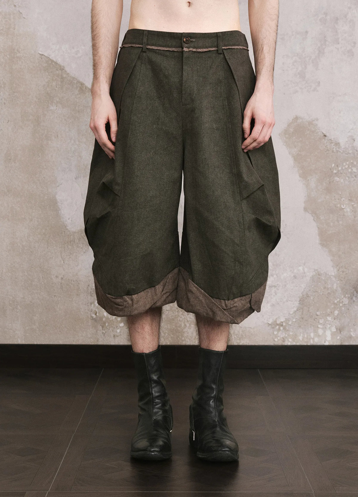 Rolled Hem Capris