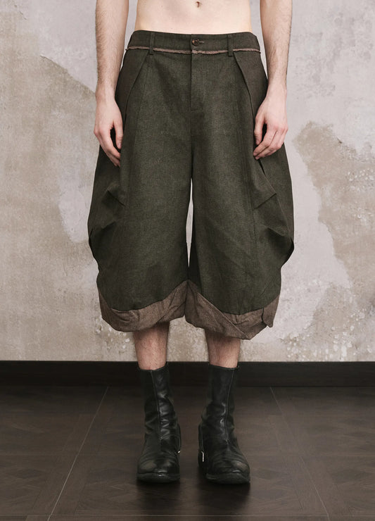 Rolled Hem Capris