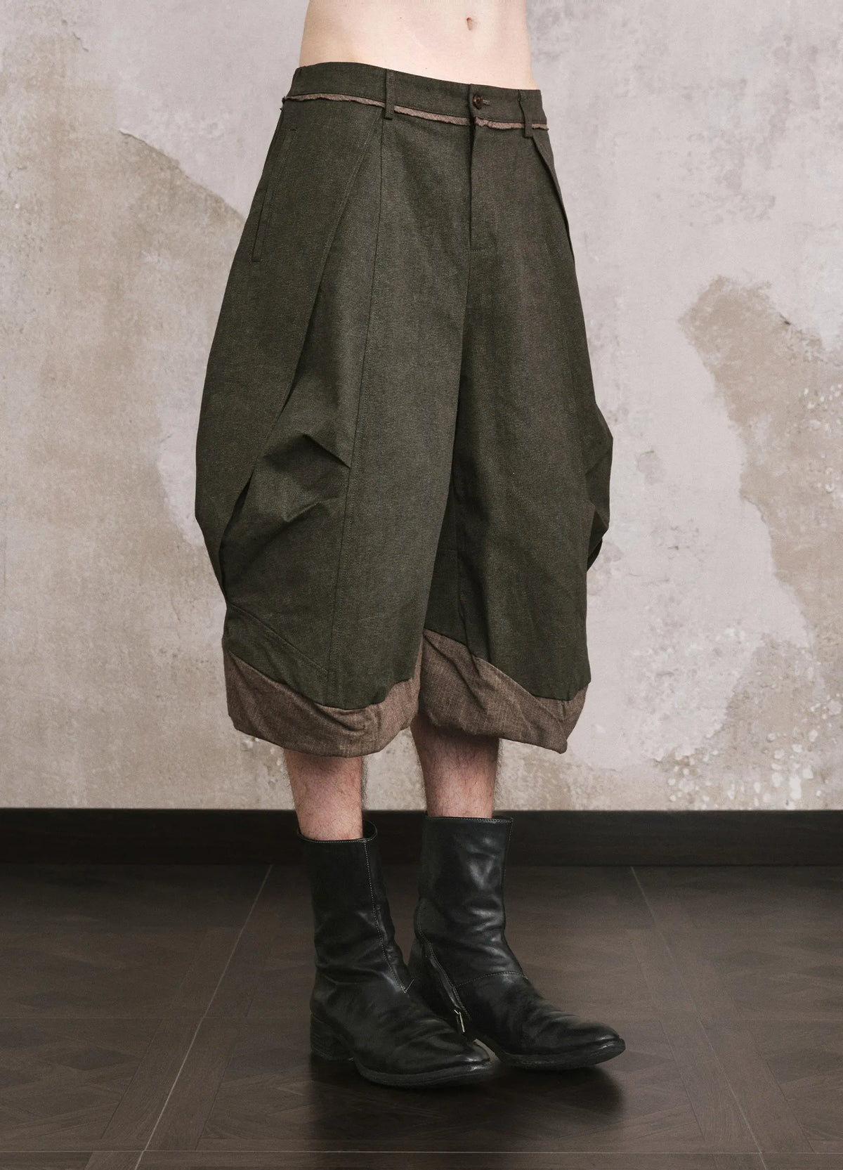Rolled Hem Capris